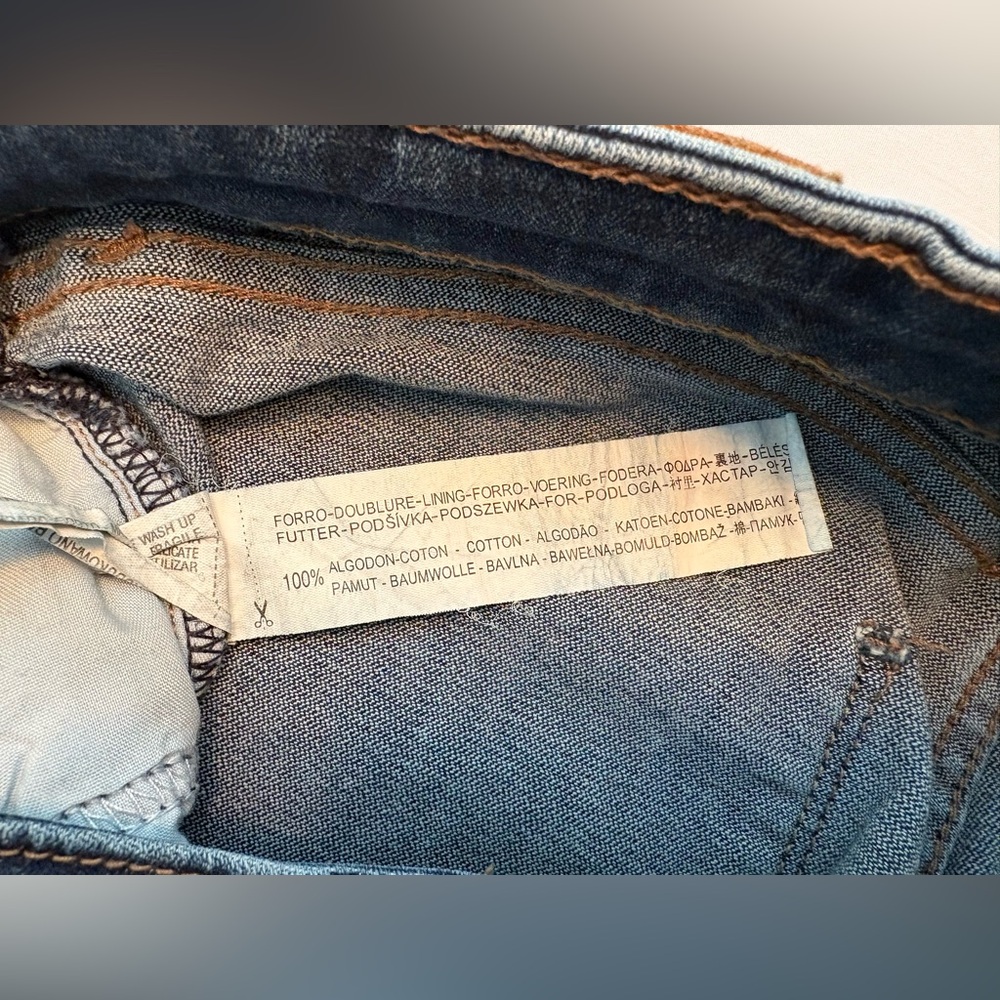 ZARA BASIC Jeans Mid Rise Skinny Fit Blue Denim Women’s 4 - Picture 8 of 10